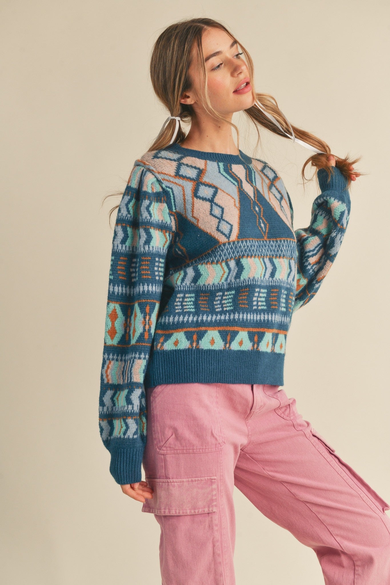 Rocking Around 70’s inspired Sweater