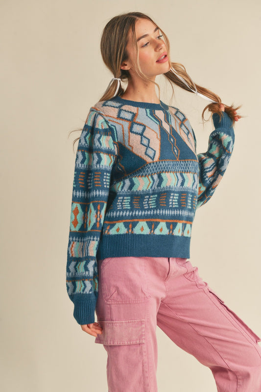 Rocking Around 70’s inspired Sweater