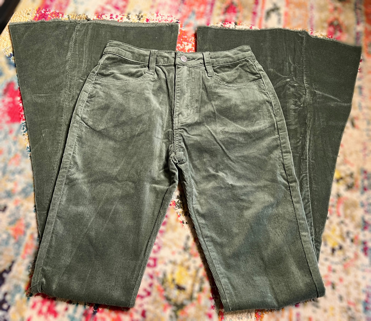 Corduroy Flare Jeans