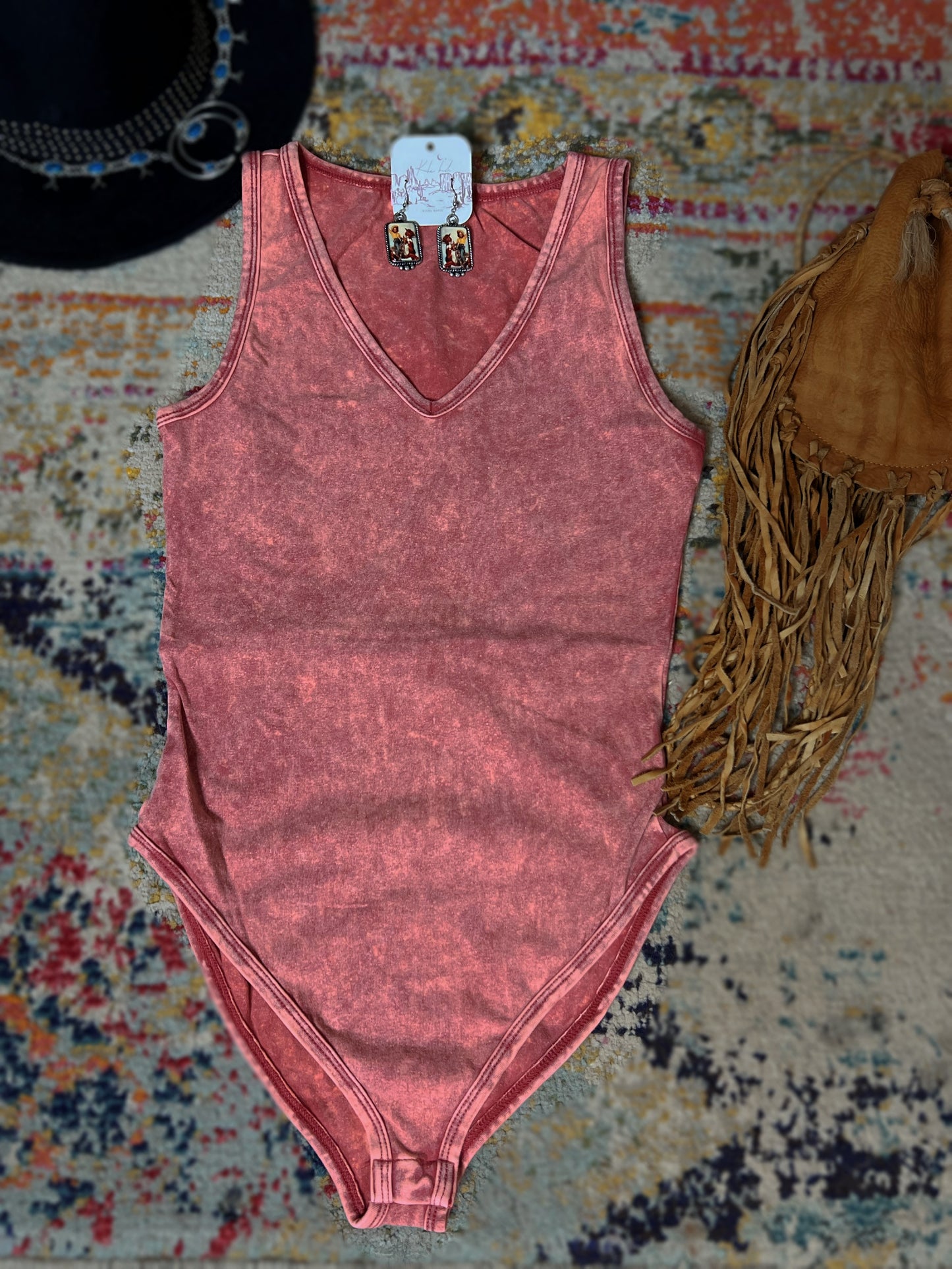 ACID WASH BODYSUIT