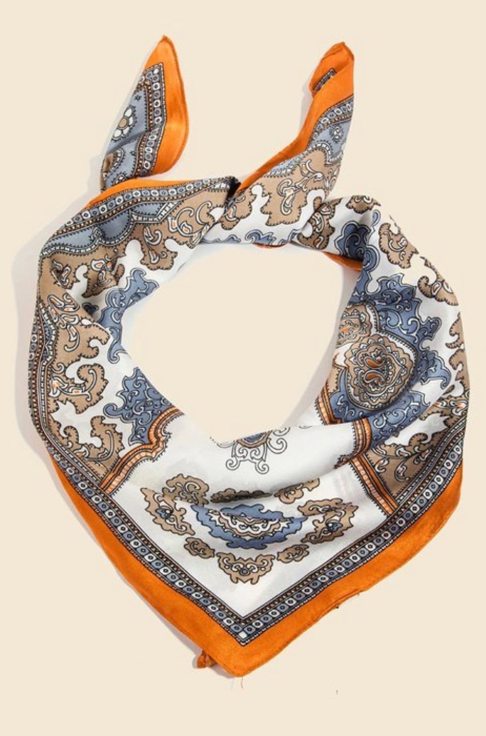 Boho Paisley Silky Bandanna