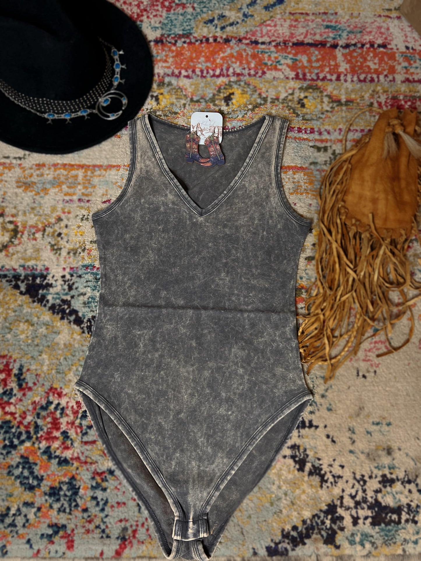 ACID WASH BODYSUIT