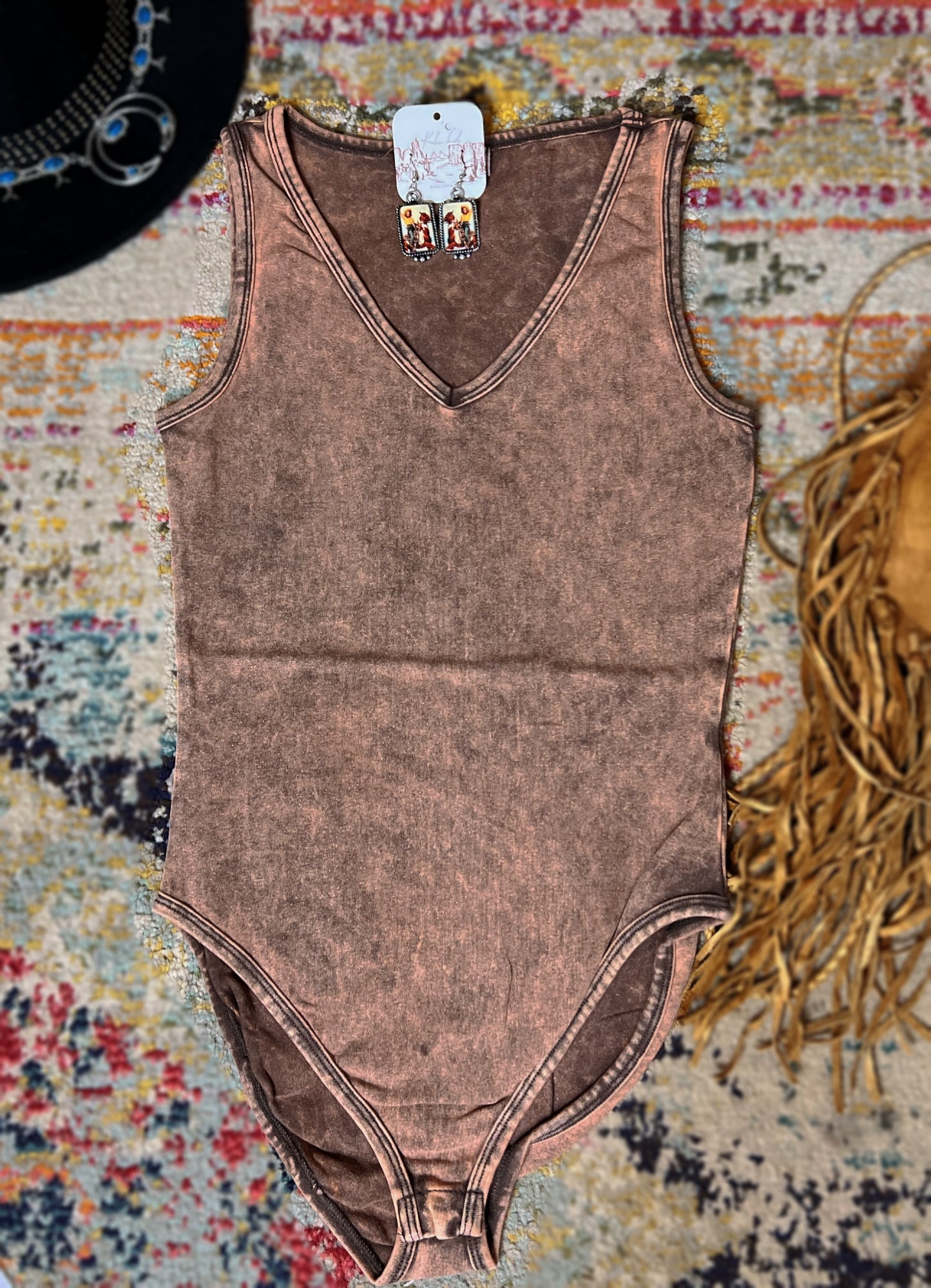 ACID WASH BODYSUIT
