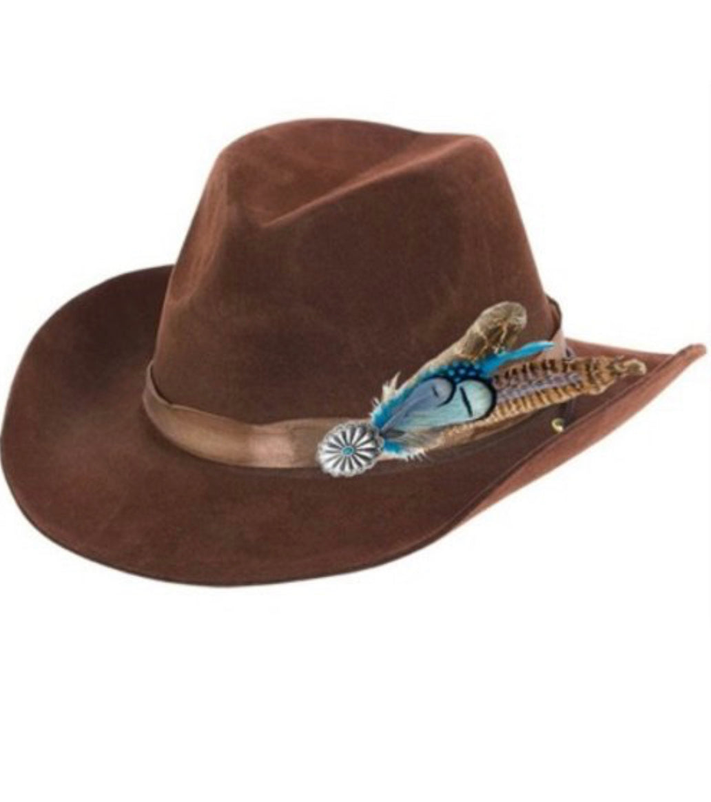 Western Feather Hat Pin