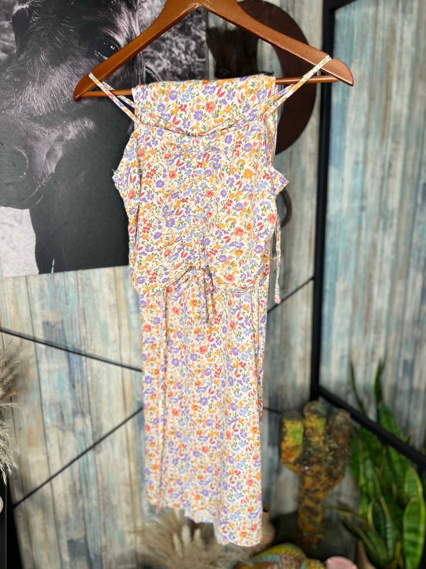 Rayon Floral Palazzo Pant Set