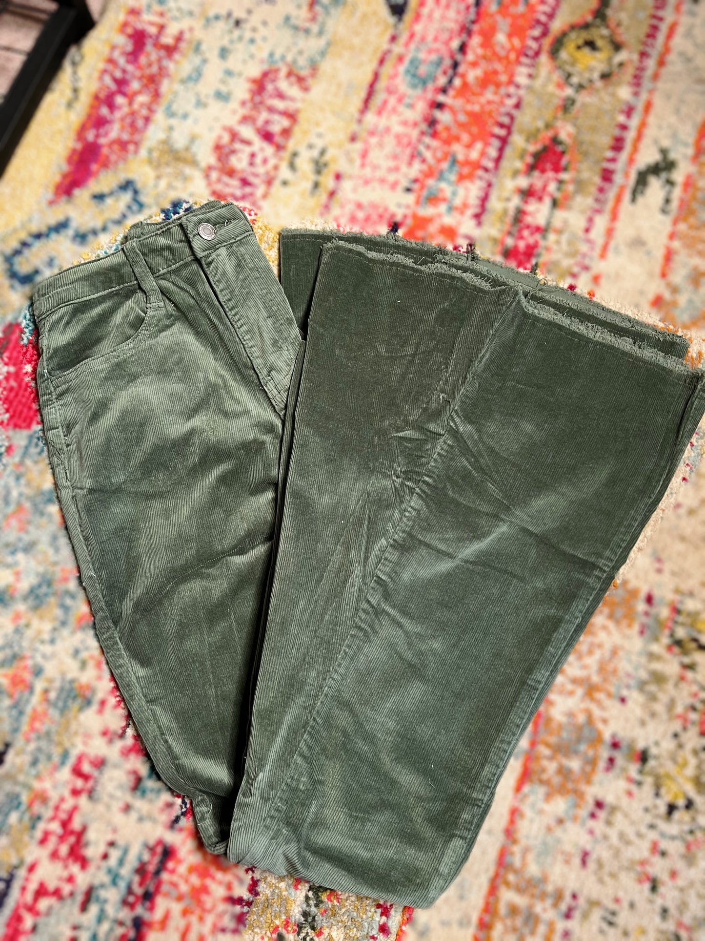 Corduroy Flare Jeans
