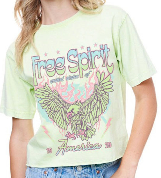 Free Spirit Crop Tee
