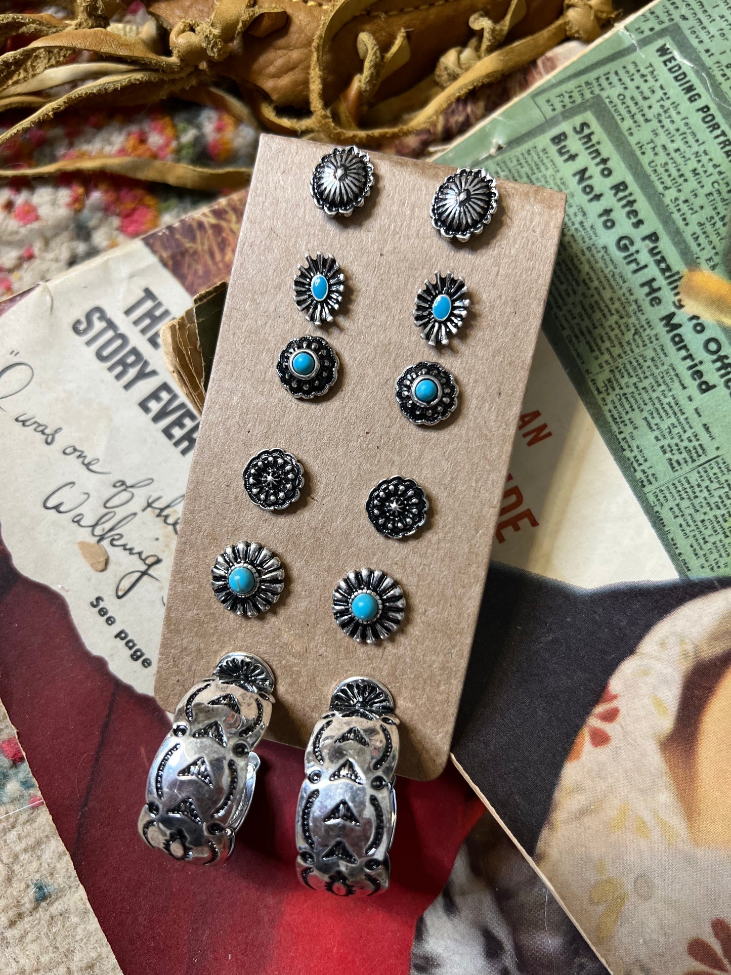 Western Assorted Set Earrings
