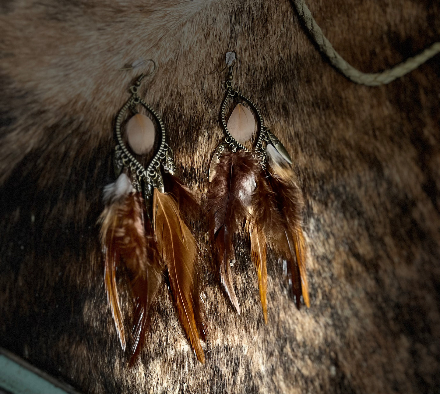 Hung the Stars Feather Earring