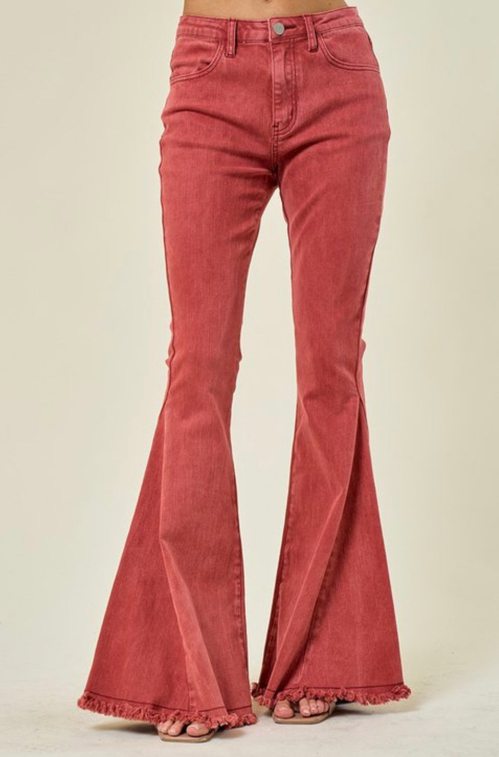Acid Wash Stretch Bell Bottoms KHCKISH