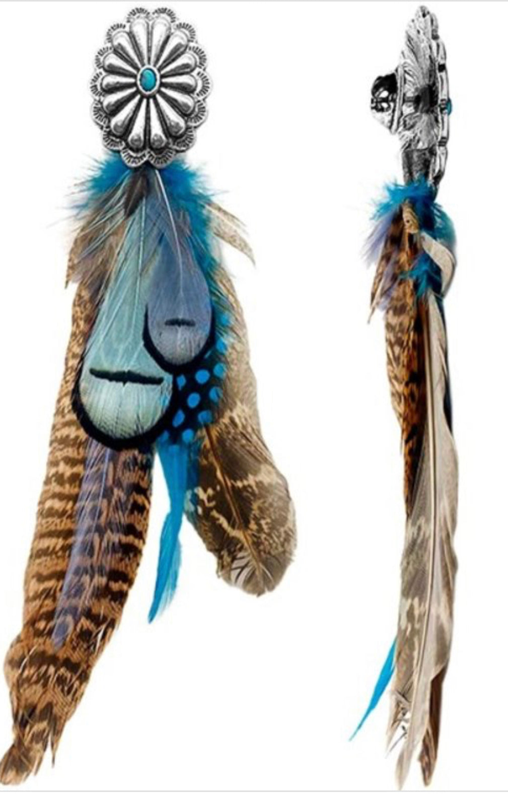 Western Feather Hat Pin