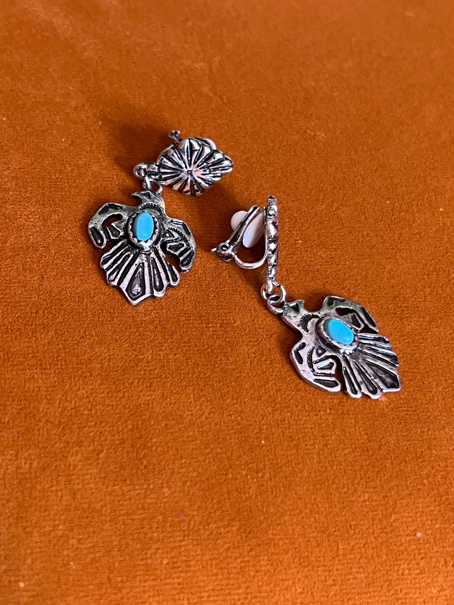 Thunderbird Clip on Earrings