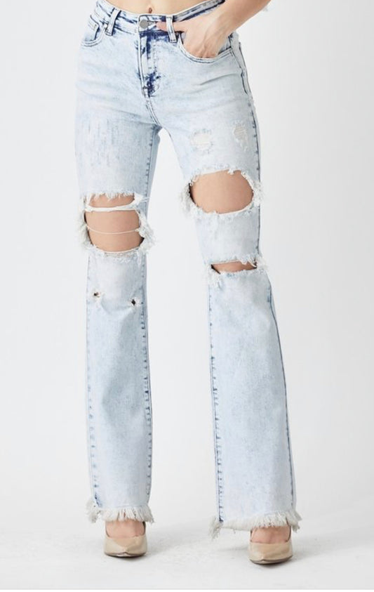 Kish’s Distressed Risen Jeans