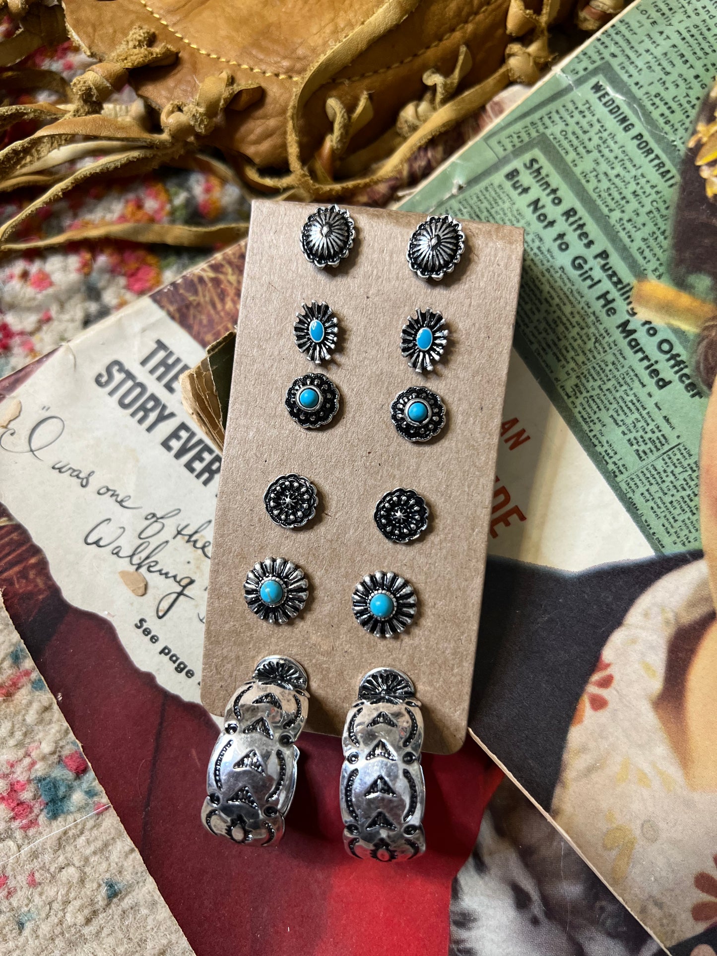 Western Assorted Set Earrings