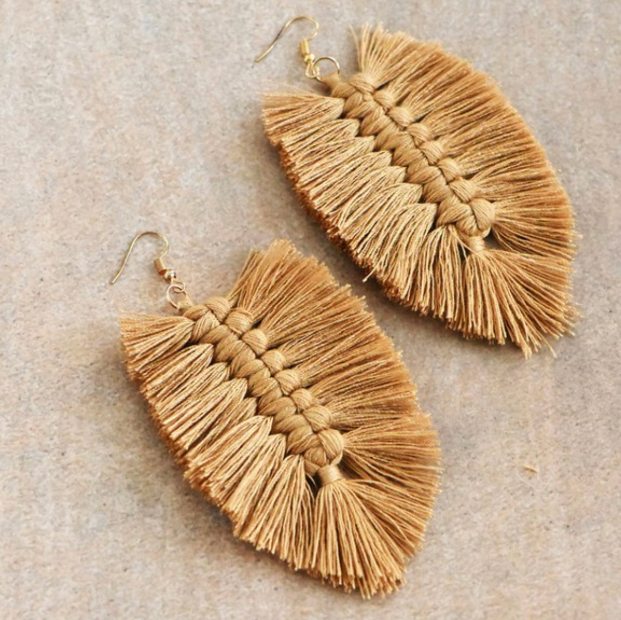 Macrame Boho Earring