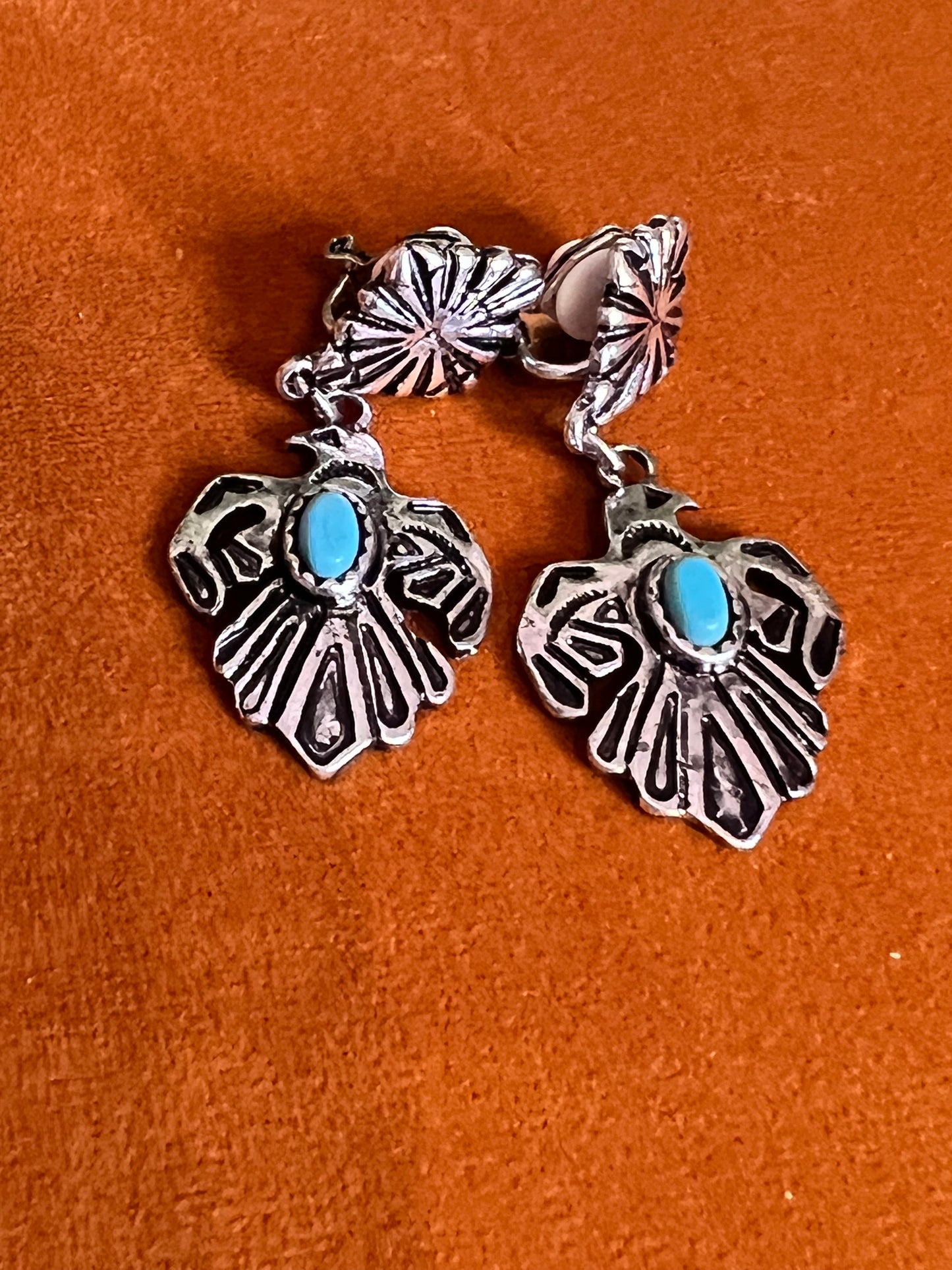 Thunderbird Clip on Earrings